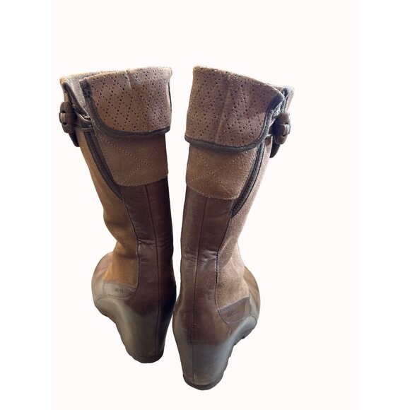 Merrell women’s brown mid calf boots shoes size 8 SKU 5422 - Picture 4 of 10